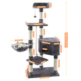 Cat's Tree Tower Condo Scratcher Home Furniture Pets House Hammock Cats Climbing Furniture Pets House Hammock Cat's Tree Tower