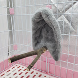 1 Pcs Soft Plush Bird Hammock Winter Windproof Bird Parrot Cage Hanging Bed Parakeet Cave Hideout Tent Pet Birds Nest Supplies