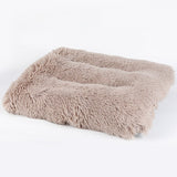 Long Plush Dog Bed Square Dog Mat Pet Cushion Blanket Soft Fleece Cat Cushion Puppy Chihuahua Sofa Mat Pad For Small Large Dogs
