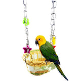 Bird Toy Sling Chain Hand Knitting Hammock Climbing Biting Pet Hanging Basket Yellow Dreamy Hammock Is Suitable For Small Birds