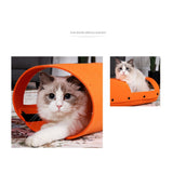 Cat Toys DIY Combination Cat Tunnel Cat Interactive Hide Seek Game Tunnel Cat Litter Mint Mouse Toy Felt Foldable Tunnel