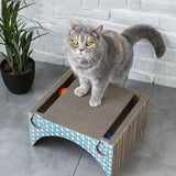 Cat Scratcher Board Corrugated Paper Toys With Bells Catnip Cat Scratcher Toy Grinding Nails Protect Furniture Pet Products