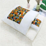 Winter Warm Pet Dog Cave Bed Soft Fleece Washable Removable for Cat Puppy Japanese Style Sleeping Bag Cushion House