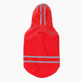 Pet Small Dog Raincoat PU Reflective Waterproof Clothes Hooded Jumpsuit Rainwear for Small Medium Dogs Teddy Chihuahua