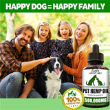 Minch Pet Hemp Oil Dogs Conditioners Natural Herbs Pet Care Oil Anxiety Relief Pain Joint Hip Improve Immunity Eliminate Fleas