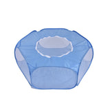 Portable Small Pet Cage Transparent Hedgehog Cage Tent Pet Playpen Open Folding Yard Fence For Dog Hamster Rabbit Guinea Pig