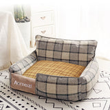 Pet Dog Bed Warm Pet Bed Removable Soft Pet Bed for Dogs Washable House Sofa Mats Sleeping Beds Cat Puppy Cotton Kennel Mat