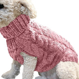 Small Dog Sweater Knitted Dog Clothes Shih Tzu French Bulldog Pet Sweater For Dog/Cat Winter Dog Coat Pet Dog Jumper Clothing