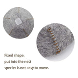2PCS Canary Finch Bird Nesting Felt Pad Comfortable Warm Bird Nest Cushion Sleeping Wool Felt Mat Bird Nest Accessories Mat