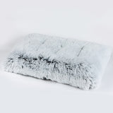 Long Plush Dog Bed Square Dog Mat Pet Cushion Blanket Soft Fleece Cat Cushion Puppy Chihuahua Sofa Mat Pad For Small Large Dogs