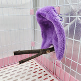 1 Pcs Soft Plush Bird Hammock Winter Windproof Bird Parrot Cage Hanging Bed Parakeet Cave Hideout Tent Pet Birds Nest Supplies