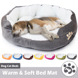 Fleece Dog Beds for Small Medium Dogs Kennel Winter Warm Pet Dog Bed for Small Dogs Luxury Puppy Cat Bed House Accessories Pug
