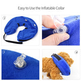 Dogs Collar Protective Inflatable Puppy Anti-Bite Necklace Cats Pet Recovery Neck Soft Blowing Ring Pet Products