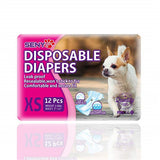 Disposable Dog Diapers Female Super Soft And Powerful Absorbent Diapers High Quality 12pcs/Bag Dog Diapers