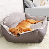 HOOPET Pet Sofa Dog Beds Soft Fleece Winter Thicken Warm Bed Sleeping Cat Bed House for small Medium Large Dogs