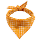 1pcs Dog scarf Plaid Style Puppy Cat Dog Bandana/Bibs Cotton Washable Bandana Dog Accessories for Small Dog Grooming Products