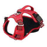 Pet Dog Harness 1000D Oxford Cloth Reflective Service Dog Vest with Vertical Handle Adjustable Dog Collars For Big Medium Dogs