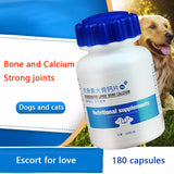Dog Chondroitin Calcium Tablets 180 Tablets Puppy Bone Bone Calcium for Large Dogs Bone Calcium for Cats Pet Health Supplement