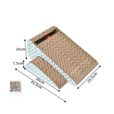 Cat Scratcher Board Corrugated Paper Toys With Bells Catnip Cat Scratcher Toy Grinding Nails Protect Furniture Pet Products
