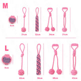 Cotton Rope Dog Interactive Toy  for Large Small Dogs Outdoor Teeth Clean Durable Dog Chew Ball Toys Labrador Juguete para Perro