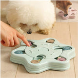 Dog educational toy slow feeder interactive increase puppy IQ food dispenser slow eating non-slip bowl pet dog training toy bowl