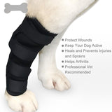 Pet Knee Pads Dog Support Brace For Leg Injury Recover Hock Joint Wrap Breathable Dog Legs Protector Support Health для собак