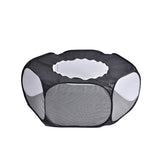 Portable Small Pet Cage Transparent Hedgehog Cage Tent Pet Playpen Open Folding Yard Fence For Dog Hamster Rabbit Guinea Pig