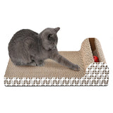 Cat Scratcher Board Corrugated Paper Toys With Bells Catnip Cat Scratcher Toy Grinding Nails Protect Furniture Pet Products
