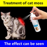 Special spray for cat ringworm skin disease in addition to cat moss 120ml kitty cat pet supplies spray itching
