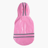 Pet Small Dog Raincoat PU Reflective Waterproof Clothes Hooded Jumpsuit Rainwear for Small Medium Dogs Teddy Chihuahua