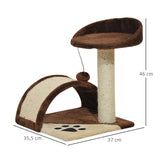 PawHut Scraper cat Height 40 cm Tree Post for Aranar 36x36x40 cm games application cats