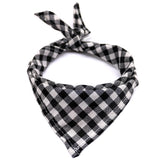 1pcs Dog scarf Plaid Style Puppy Cat Dog Bandana/Bibs Cotton Washable Bandana Dog Accessories for Small Dog Grooming Products