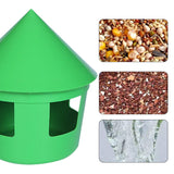 1Pc Bird Feeder Hanging Cage Bowls Feeding Food Dispenser Health Sandbox For Birds Pigeon Parrot 3 Colors Pet Supplies