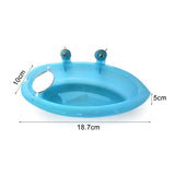 Pet Bird Bath Cage Parrot Bathtub With Mirror Bird Cage Accessories  Shower Box Small Parrot Cage Pet Toys Birds Accessories