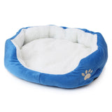 Fleece Dog Beds for Small Medium Dogs Kennel Winter Warm Pet Dog Bed for Small Dogs Luxury Puppy Cat Bed House Accessories Pug