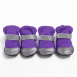 Reflective Dog Shoes Mesh Breathable Anti-slip Durable for small big dogs chihuahua pit bull Summer Winter Boots Dog supplies