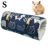 Hamster Cage Ferret Tunnel Hammock For Rat Warm Hamster Tube Toy Hanging Bed Cage For Hamster Rabbit Guinea Pig Small Animals