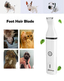 Baorun 3 IN 1 Pet Grooming Machine Dog Cat Hair Trimmer USB Rechargeable Pets Clippers Nail Grinding &amp; Hair Trimmer &amp; Foot Hair