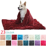 Fluffy Plush Dog Blanket Pet Sleeping Mat Cushion Mattress Extra Soft Warm Pet Throw Blankets for Small Medium Large Dogs &amp; Cats