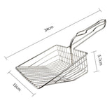 Durable Pet Dog Cat Stainless Steel Cleaning Tool Puppy Kitten litter Scoop Cozy Sand Scoop Poop Shovel Product For Pets Cat Sup