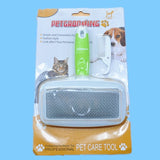 Original Pet Dog Hair Remover Combs Cats Chihuahua Fur Cleaning Soft Brush Grooming Tools Stainless Steel Non-Slip Pet Products