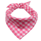 1pcs Dog scarf Plaid Style Puppy Cat Dog Bandana/Bibs Cotton Washable Bandana Dog Accessories for Small Dog Grooming Products
