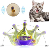 Interactive Cat Food Feeders Ball Pet Toys Tumbler Toy Smarter Cat Dogs Playing Toys Treat Ball Shaking for Dogs Increases