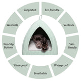 Big Large Hot Dog Bed For Large Medium Small Dogs Cotton Fluffy Dog Bed Mat Basket Big Dog Cushion Calming Pet Bed For Dogs Cat