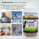 Pigeon racing to enhance explosive power, eliminate fatigue, quickly recover, and return home 300 pigeon health supplements