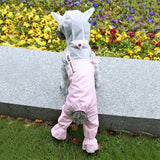 HOOPET Pet Dog Raincoat Clothes Waterproof Rain Jumpsuit For Small Dogs Outdoor Pet Clothing Coat Pet Supplies