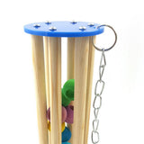 1PCS Pet Bird Squirrel Parrot Bead Chain Chewing Climbing Swing Bite Toy Cage Decor Birds accessoires Parrot accessories