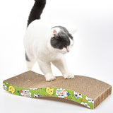 Cat Scratcher Board Corrugated Paper Toys With Bells Catnip Cat Scratcher Toy Grinding Nails Protect Furniture Pet Products