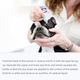 Pet eye drops 5ml canine and cat conjunctivitis cats and dogs to tear tears increased eye excrement