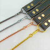 Pet Dog P Chain Dog One-piece Leash Outdoor Walking PU&amp;copper Traction Rope Competition-grade P-chain Corrective Control Rope
